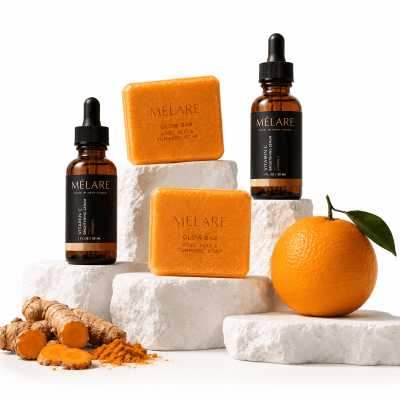 Vitamin C Serum and Glow Bar Bundle