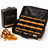 MÉLARE Glow Bar family pack with twelve brightening cleansing bars
