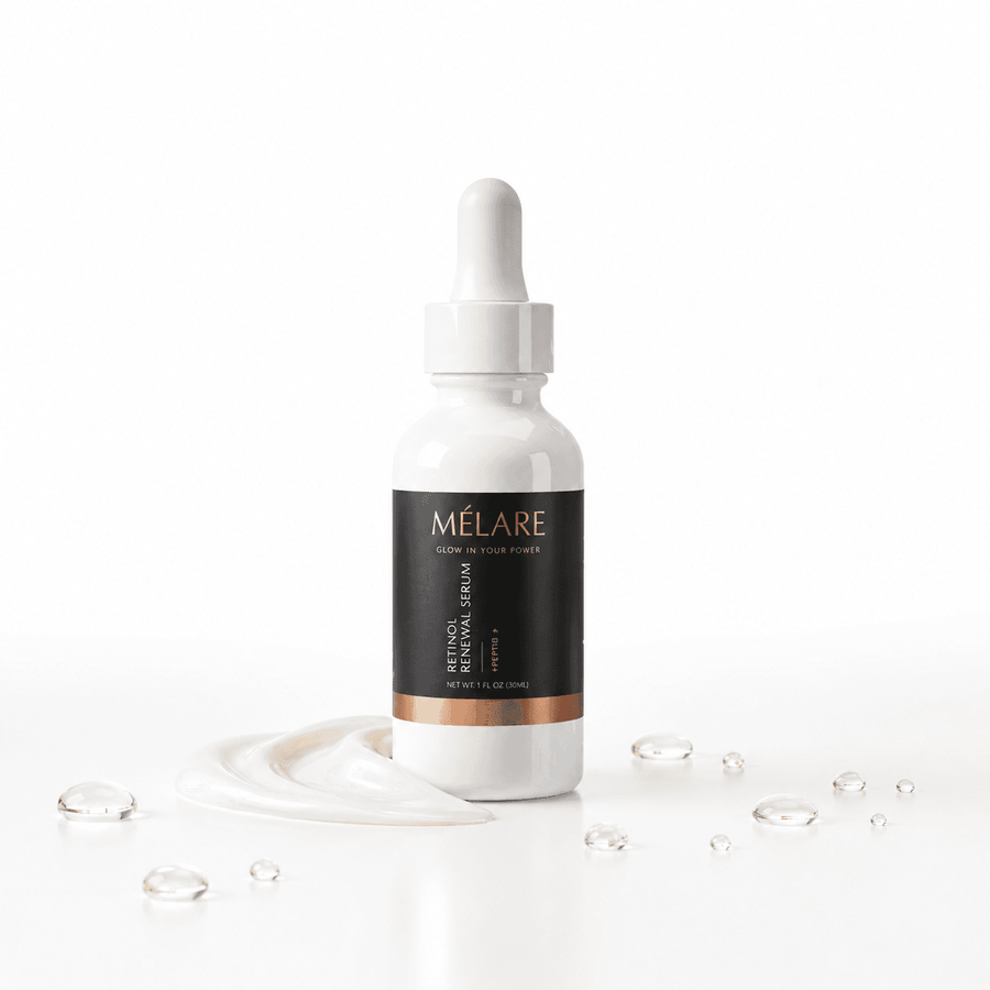 MÉLARE Retinol Peptide Serum for fine lines and uneven skin texture