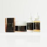 MÉLARE Complete Routine skincare products arranged together