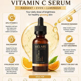 Shop MÉLARE Vitamin C Serum to brighten dull-looking skin, support a more even-looking tone, and enhance your natural radiance.